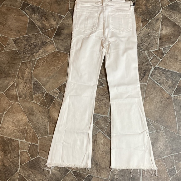 NWT Rag & Bone Crop Flare Jeans Sz 24 in White - Picture 11 of 13